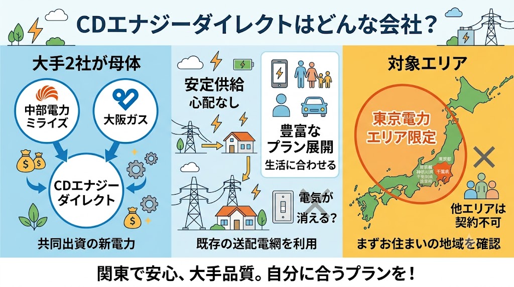 CDエナジーダイレクトはどんな電力会社?