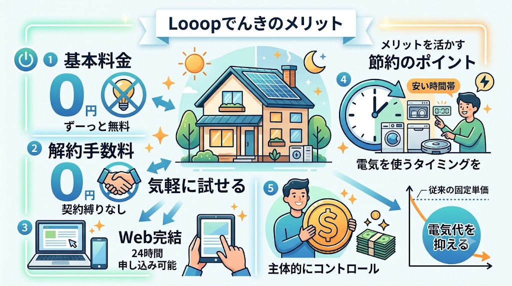 Looopでんきのメリット